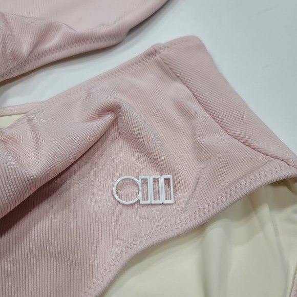 Solid & Striped The Bailey Ballet Ribbed One Piece Swimsuit Size Large - Picture 9 of 16